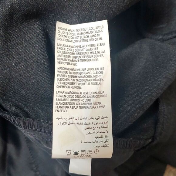 New With Tag Addition Elle Plus Size 28 Petite Dark Grey Straight Leg Ankle Pant - Picture 12 of 14